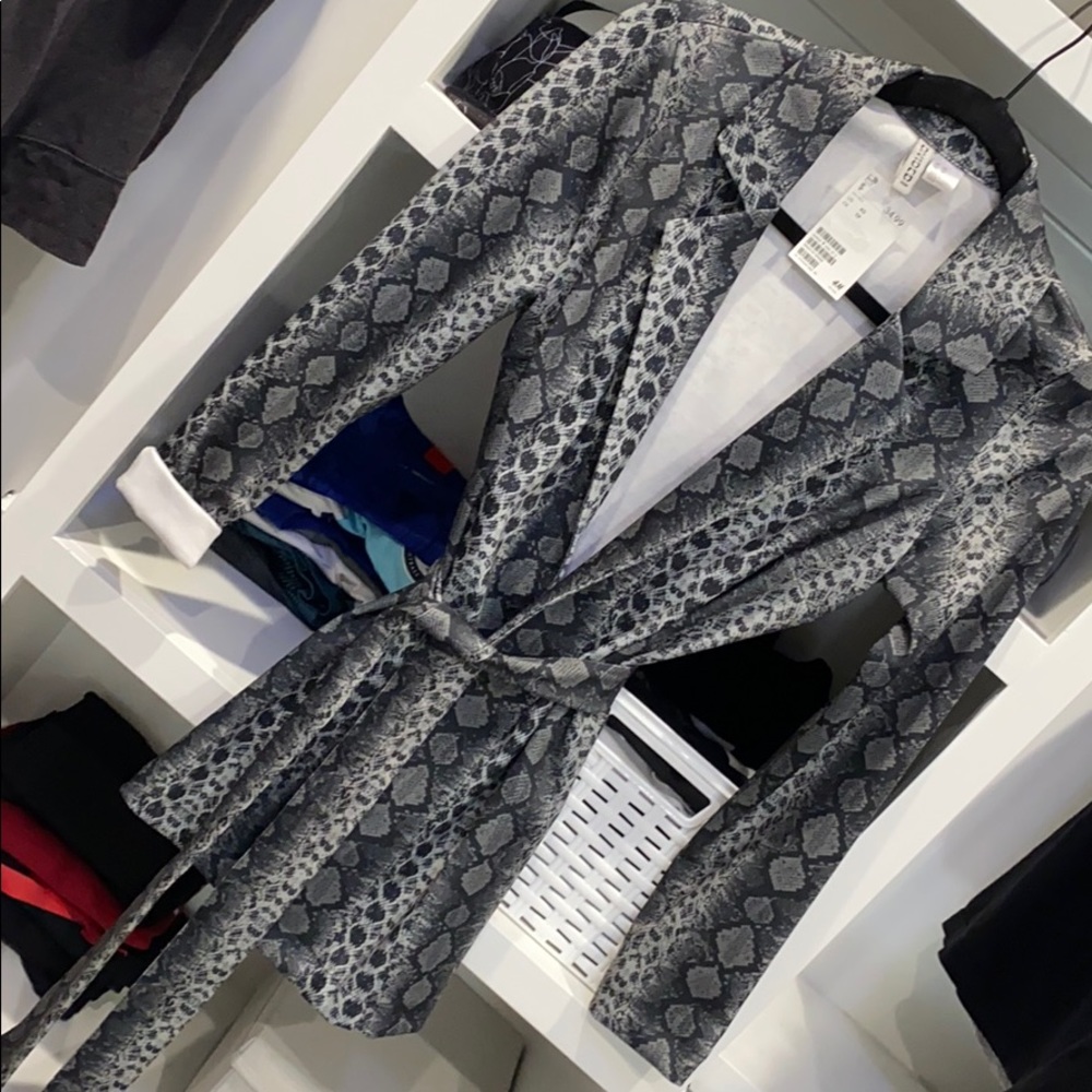 Snakeskin blazer